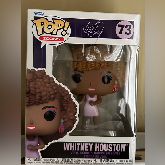 POP Funko Statuetta Whitney Houston #71 - Resina Da Collezione, Altezza 9 Cm, Per Fan Della Musica